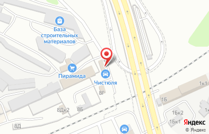 Автомойка Чистюля на Светлоярской улице на карте