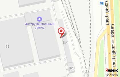 Интер на Свердловском тракте на карте