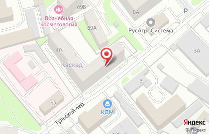 Компания Главдезцентр в Тульском переулке на карте