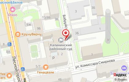 Калининский районный суд на карте