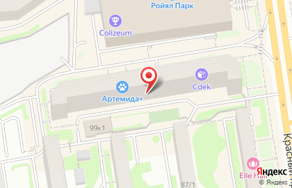 Производственная компания Софт-лайн на Красном проспекте на карте