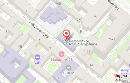 Детский сад №19 комбинированного вида в Санкт-Петербурге на карте