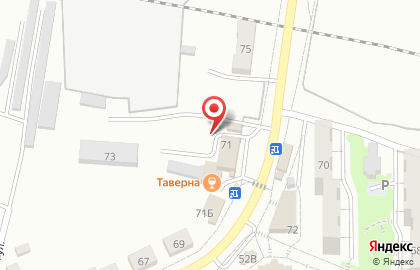 Автостоянка в Хабаровске на карте
