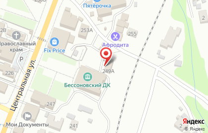 Магазин Дом книги на Центральной улице на карте