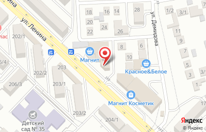 Пиццерия Додо Пицца на улице Демидова на карте