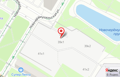 Жилищник района Академический на Новочерёмушкинской улице, 39 к 1 на карте