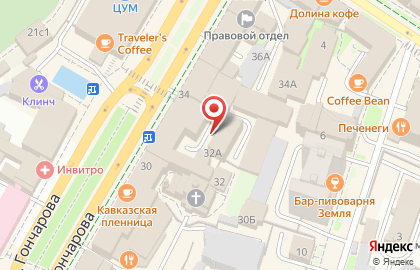 Восток-Инвест на улице Гончарова на карте