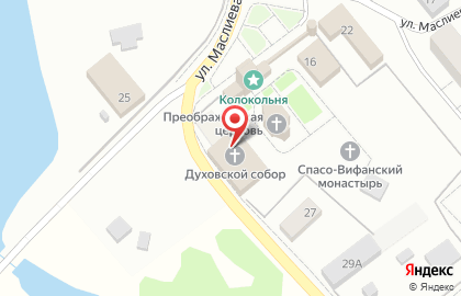 Спасо-Вифанский мужской монастырь на карте