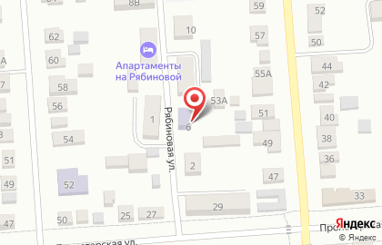 Детский сад №1 комбинированного вида на Рябиновой улице на карте