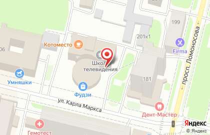 Санкт-Петербургская школа телевидения на улице Карла Маркса на карте