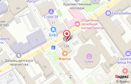 Subway на Пролетарской улице на карте