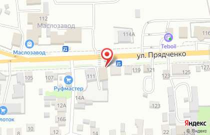Магазин мебели 12 Стульев на улице Прядченко на карте