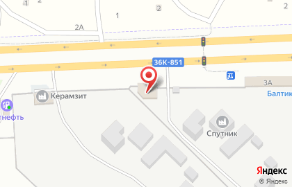 Спутник на карте