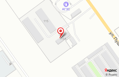 Торговый дом Металлстройкомплект на улице Пушкина на карте