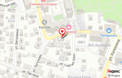 Автомойка в Астрахани на карте