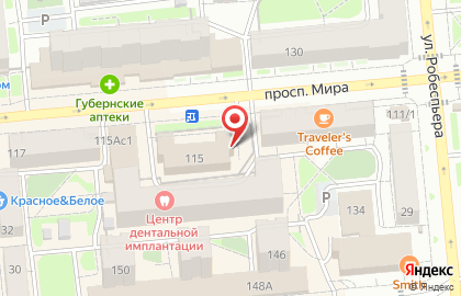 РИСС на улице Мира на карте
