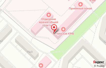 Центральная Районная Больница на Рощинской улице на карте