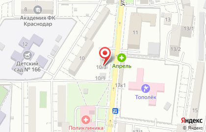 Торгово-монтажная фирма в Карасунском районе на карте