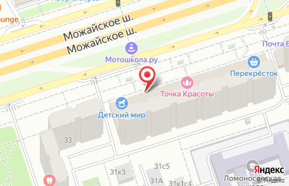 Универмаг Молодёжный в Москве на карте