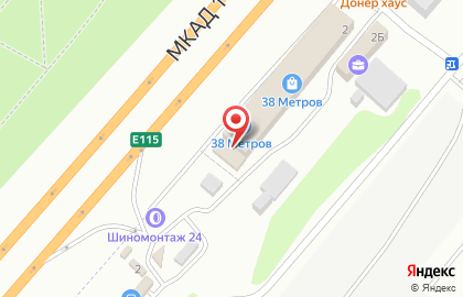 Торговый центр 38 метров на карте