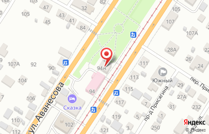 Продуктовый магазин Золотая рыбка в Центральном районе на карте