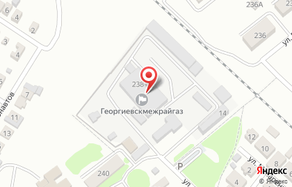 Аварийно-диспетчерская служба Георгиевскмежрайгаз на карте