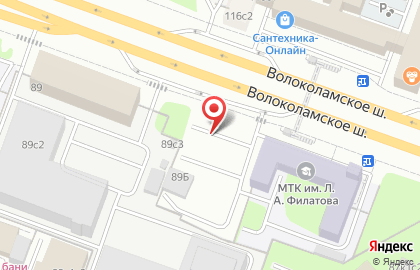 Автомойка самообслуживания Nerta на Волоколамском шоссе на карте