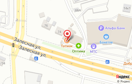 Кафе быстрого питания Татмак в Кировском районе на карте