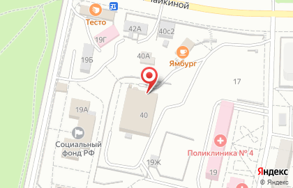Магазин-бар в Комсомольском районе на карте