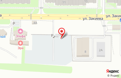 Автостоянка в Казани на карте