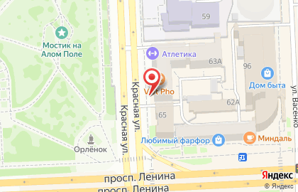 Сервисный центр в Челябинске на карте
