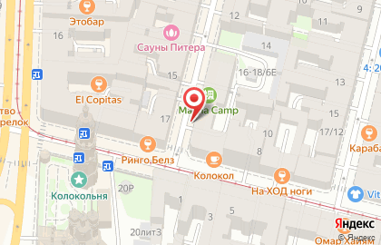 Магазин продуктов в Санкт-Петербурге на карте