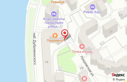 Магазин Красное & Белое в Орле на карте
