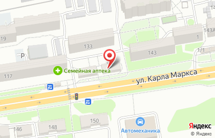 Магазин автозапчастей Караван-Авто в Железнодорожном районе на карте
