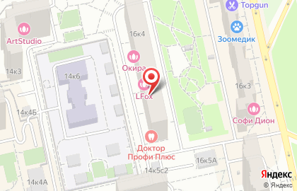 Досугово-спортивный центр Мир молодых на улице Борисовские Пруды, 16 к4 на карте