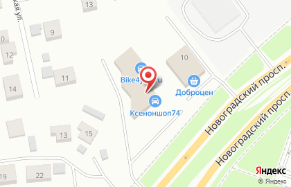 Официальный дилер Yamaha Мотоград в Курчатовском районе на карте