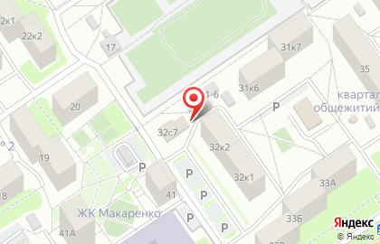 Вторсырье Оскол в микрорайоне Макаренко на карте