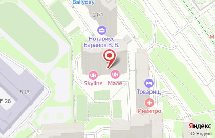 Ветеринарная клиника Диавет на проспекте Мельникова на карте