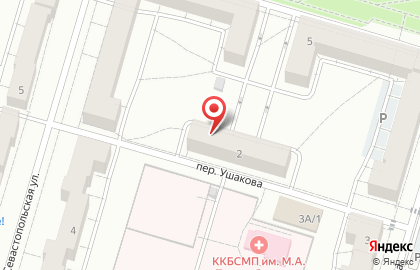 Торгово-монтажная компания Sfera на улице Ушакова на карте