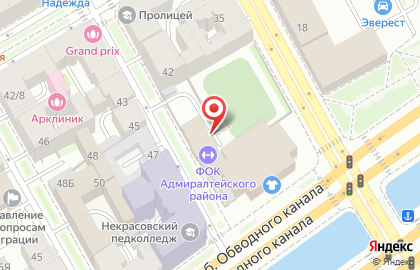 Санкт-Петербургская Спортивная Федерация акробатического рок-н-ролла на карте
