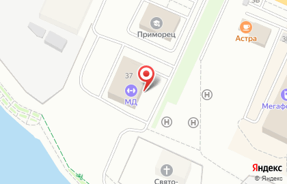 Фитнес-клуб Мастер Джим во Владивостоке на карте