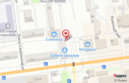 Магазин Любимый в Южно-Сахалинске на карте
