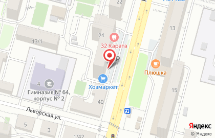 Магазин Монетка в Уфе на карте