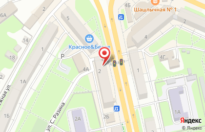 Пекарня Хлебница в Левобережном округе на карте
