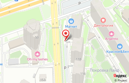 Первый Цветочный в Центральном районе на карте