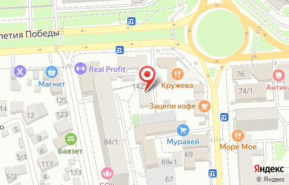 Автокомплекс на улице 40-летия Победы, д 142/1 на карте