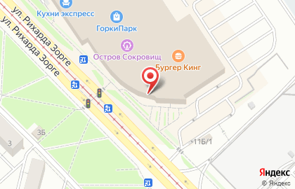 Ювелирный магазин Золото и Серебро на улице Рихарда Зорге на карте