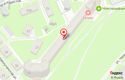 В шоколаде на Новолучанской улице на карте