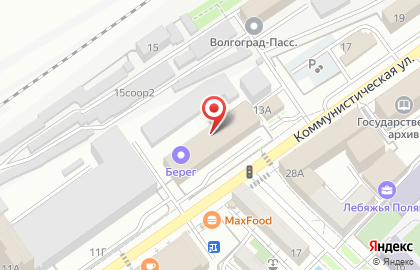 Юг Берег на карте