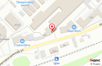 Торгово-производственная компания Интер Окна на Автовокзальной улице на карте